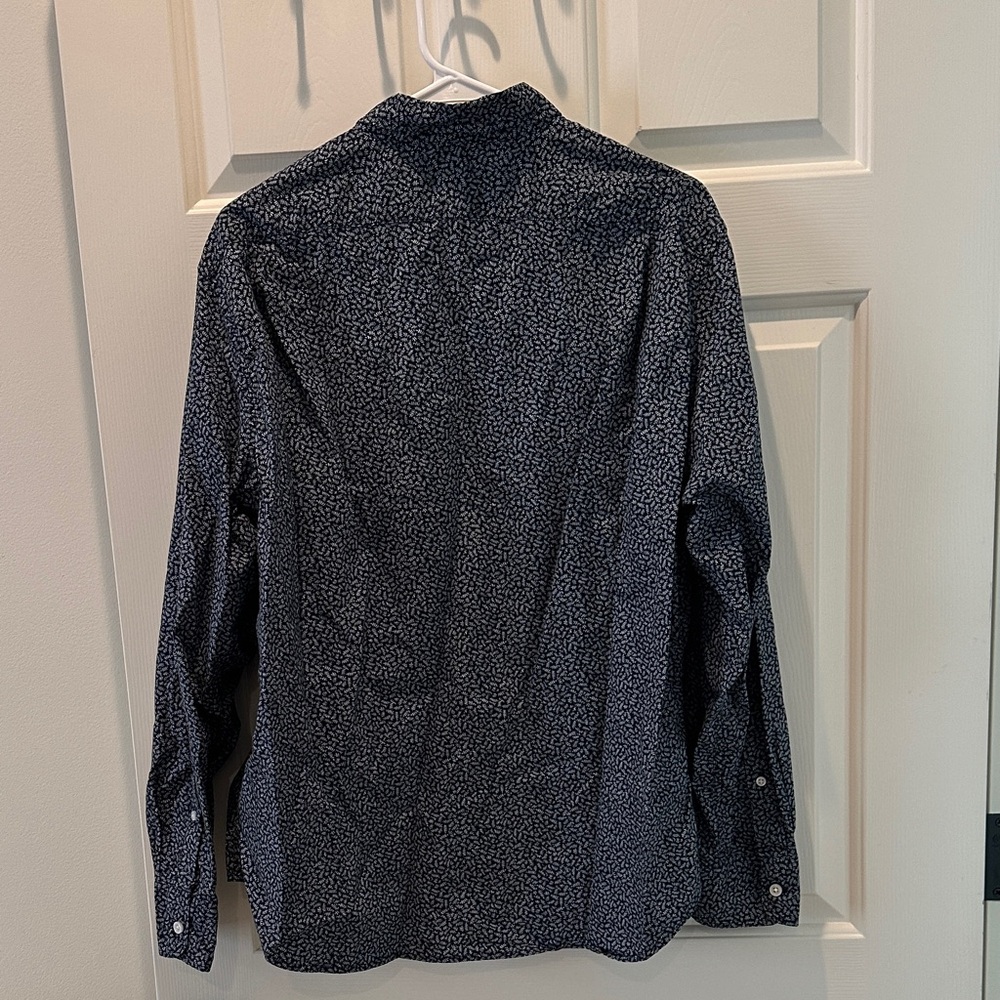 J. Crew Navy Patterned Lightweight Jacket - image 3